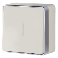 Выключатель Werkel Gallant 1кл подсветка слоновая кость (10)