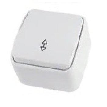 Выключатель TDM Дача 1кл. белый проходной (10/100)