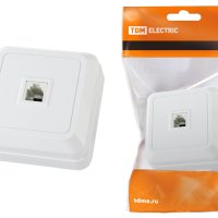 Розетка TDM Ладога TF(RJ11) белая (10)