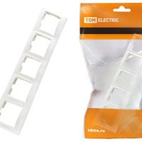 Рамка TDM Таймыр белая 5-ая (10)