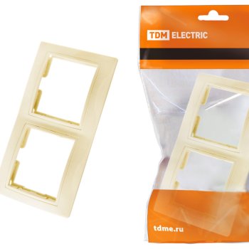 Рамка TDM Таймыр крем 2-ая (40)
