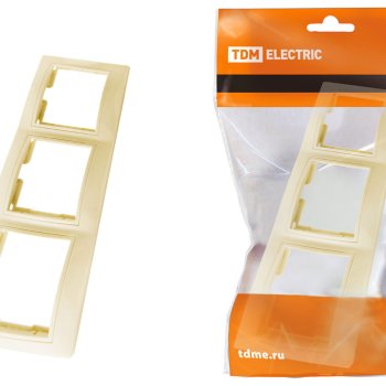 Рамка TDM Таймыр крем 3-ая (25)