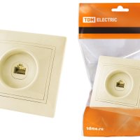 Розетка TDM Таймыр RJ11 крем (10/200)