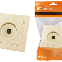 Розетка TDM Таймыр TV слоновая кость (10/200)