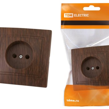Розетка TDM Таймыр 1-ая бук б/з (10/100)