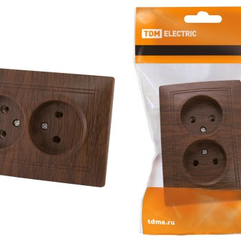 Розетка TDM Таймыр 2-ая бук б/з (10/200)