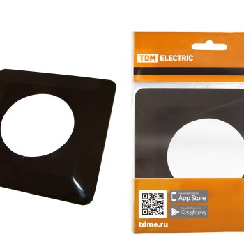 Рамка TDM защита обоев 130х130мм шоколад (100)