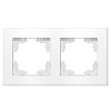 Рамка Афина 2-ая горизонтальная белый (10)