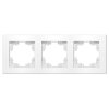 Рамка Афина 3-ая горизонтальная белый (10)