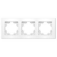 Рамка Афина 3-ая горизонтальная белый (10)