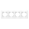 Рамка Афина 4-ая горизонтальная белый (10)