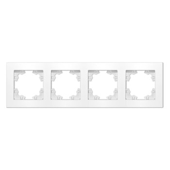 Рамка Афина 4-ая горизонтальная белый (10)