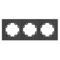 Рамка Афина 3-ая горизонтальная графит (10)