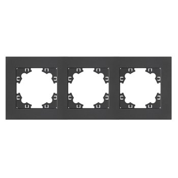Рамка Афина 3-ая горизонтальная графит (10)