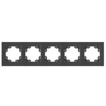 Рамка Афина 5-ая графит (10)