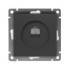 Механизм розетки Афина RJ45 1-ая графит (10)