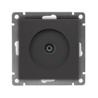 Механизм розетки Афина телевизионная графит (10)