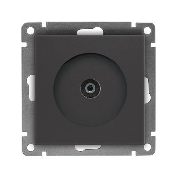 Механизм розетки Афина телевизионная графит (10)