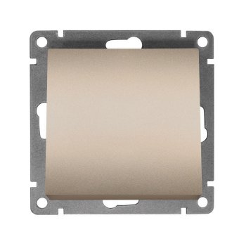 Механизм выключателя Афина 1кл шампань (10/100)