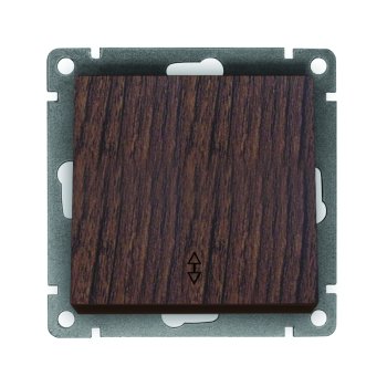 Механизм выключателя Афина 1кл проходной венге (10)