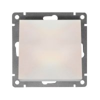 Механизм выключателя Афина 1кл жемчуг (10/100)