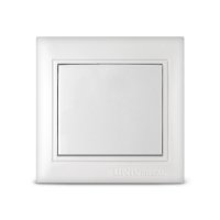 Выключатель Севиль 1кл. белый (10/200)