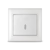 Выключатель Севиль 1кл. проходной белый (10)