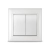 Выключатель Севиль 2кл. белый (10/200)