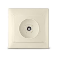 Розетка Севиль TV слоновая кость (10)