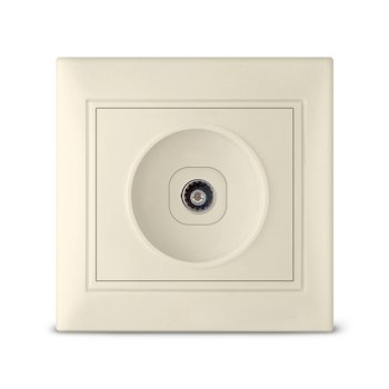 Розетка Севиль TV слоновая кость (10)