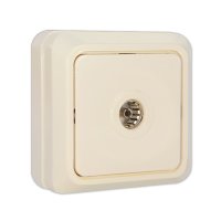 Розетка Олимп TV сл кость (10)