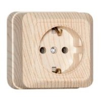 Розетка Олимп 1-ая сосна с/з (10/200)