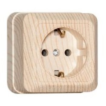 Розетка Олимп 1-ая сосна с/з (10/200)