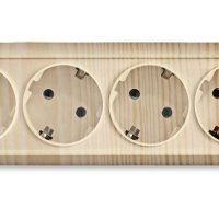 Розетка Олимп 4-ая сосна с/з (10/60)