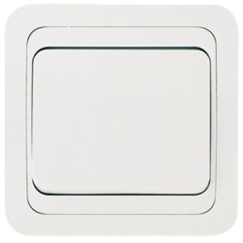 Выключатель Валери 1кл. белый (10/200)