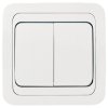 Выключатель Валери 2кл. белый (10/200)