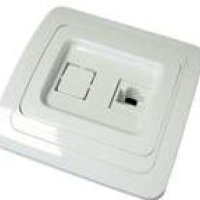 Розетка Валери CAT5e(RJ45) белый (10)