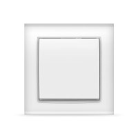 Выключатель Бриллиант 1кл. белый (10)