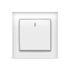 Выключатель Бриллиант 1кл. белый проходной (10)