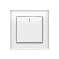 Выключатель Бриллиант 1кл. белый проходной (10)