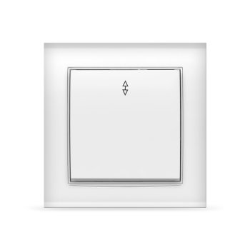 Выключатель Бриллиант 1кл. белый проходной (10)