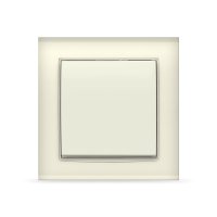 Выключатель Бриллиант 1кл. слоновая кость (10)