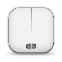 Выключатель IONICH 2кл. белый подсветка (10/200)