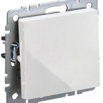 Механизм выключателя 1кл белый IEK Brite