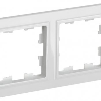 Рамка 2-ая белый IEK Brite