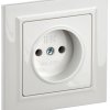 Механизм розетки 1-ая белый IEK Brite