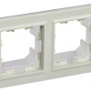 Рамка 2-ая IP44 бежевый IEK Brite (10/100)