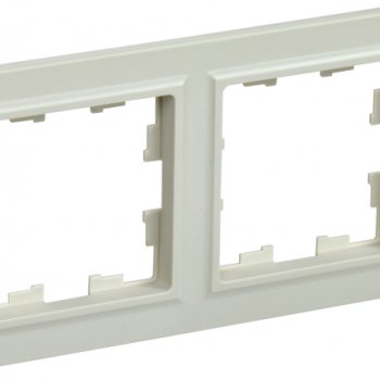 Рамка 2-ая бежевый IEK Brite