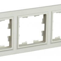Рамка 3-ая бежевый IEK Brite