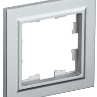 Рамка 1-ая алюминий металл IEK Brite